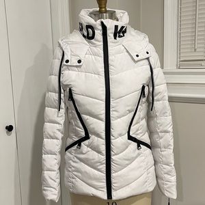 Karl Lagerfeld White Puffer Jacket